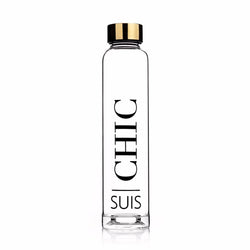 Suis 'Chic' Glass Water Bottle