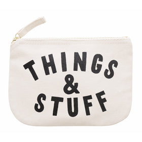 Things & Stuff - Little Canvas Pouch